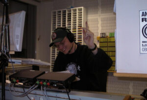Arne Wiechern im Antenne-Ruhr-Studio